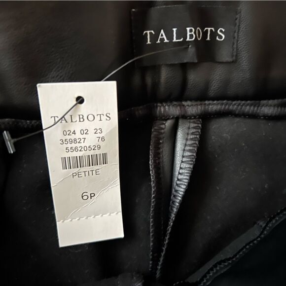 TALBOTS Portland FAUX Black
LEATHER LEGGINGS Size 6 women NWT🏷 - Picture 8 of 13
